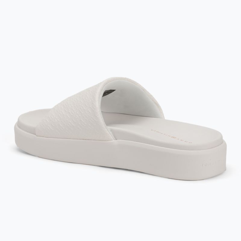 Дамски чехли Tommy Hilfiger Platform Monogram Poolslide ancient white 3