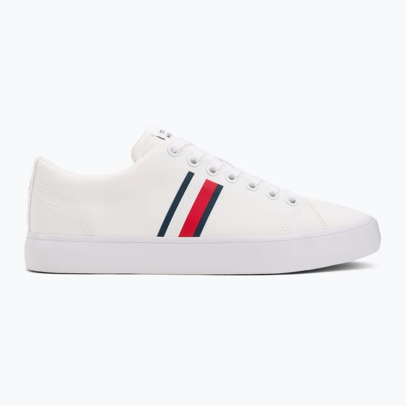 Tommy Hilfiger мъжки маратонки Th Hi Vulc Low Core Stripes Mesh white 2