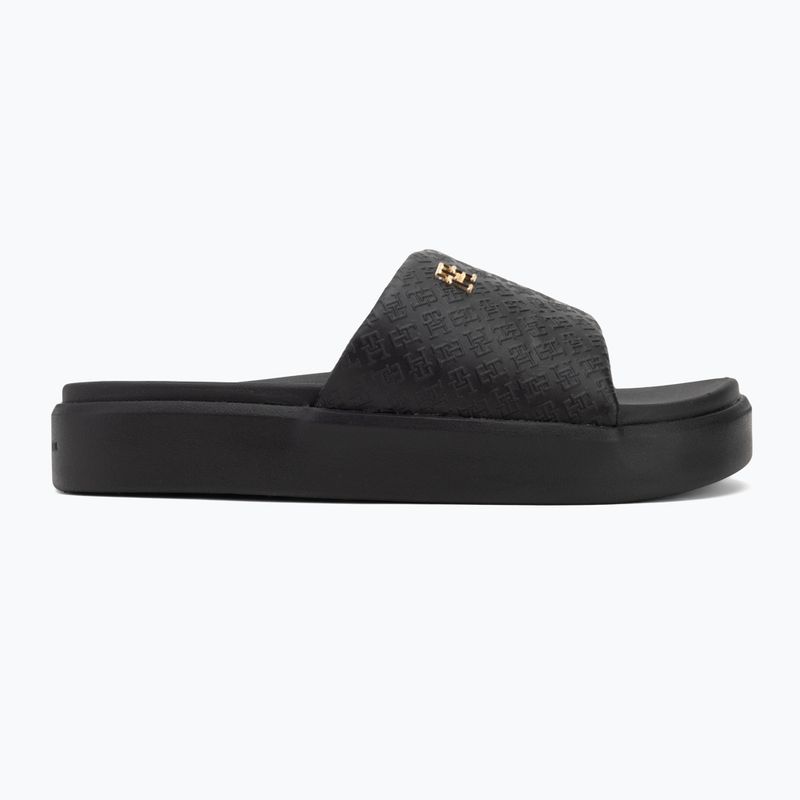 Дамски чехли Tommy Hilfiger Platform Monogram Poolslide black 2