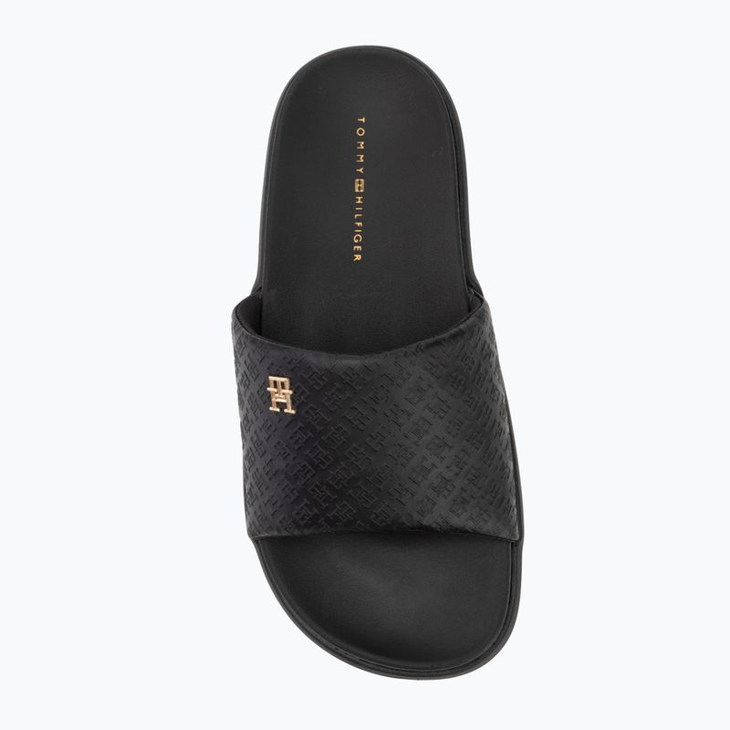 Дамски чехли Tommy Hilfiger Platform Monogram Poolslide black 5
