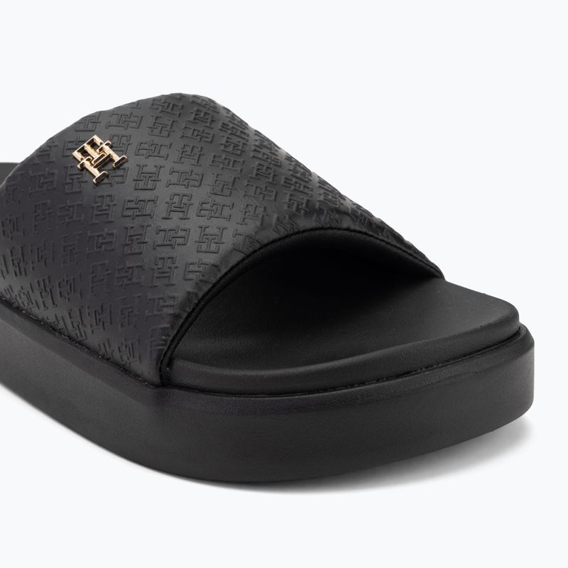 Дамски чехли Tommy Hilfiger Platform Monogram Poolslide black 7