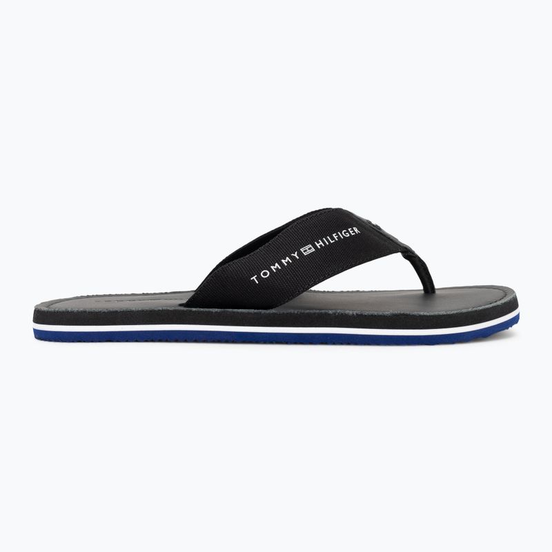 Мъжки джапанки Tommy Hilfiger Leather Beach Sandal black 2