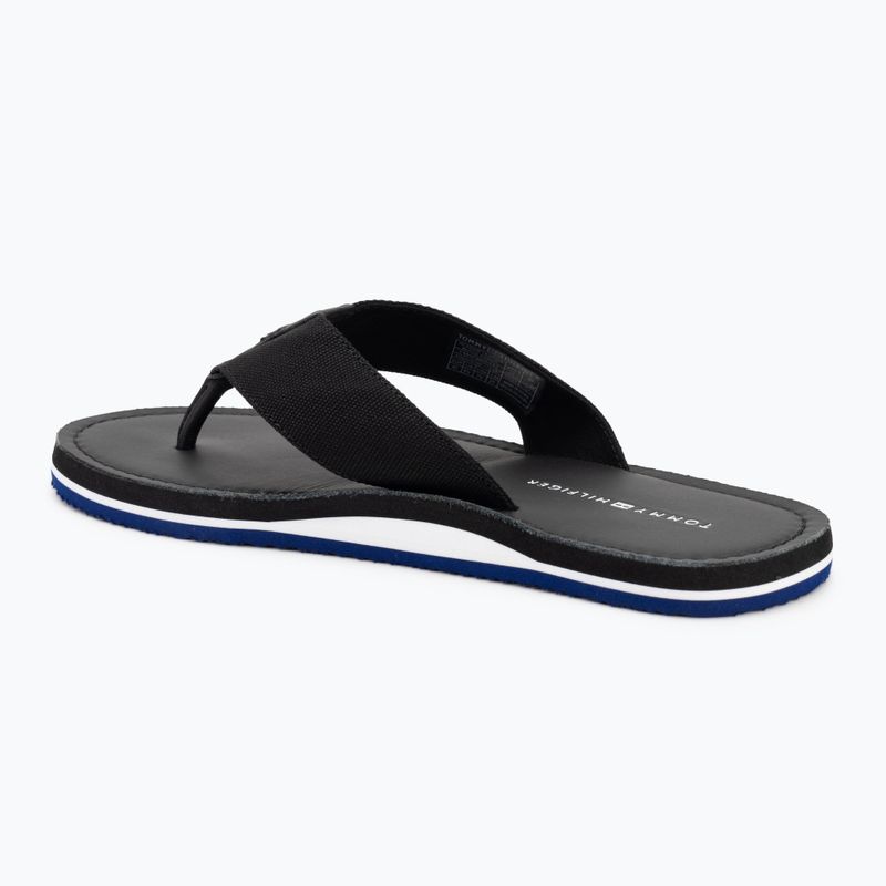 Мъжки джапанки Tommy Hilfiger Leather Beach Sandal black 3