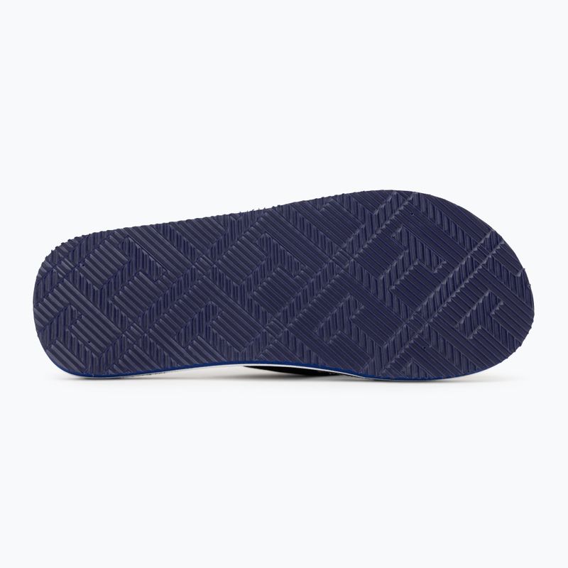 Мъжки джапанки Tommy Hilfiger Leather Beach Sandal black 4