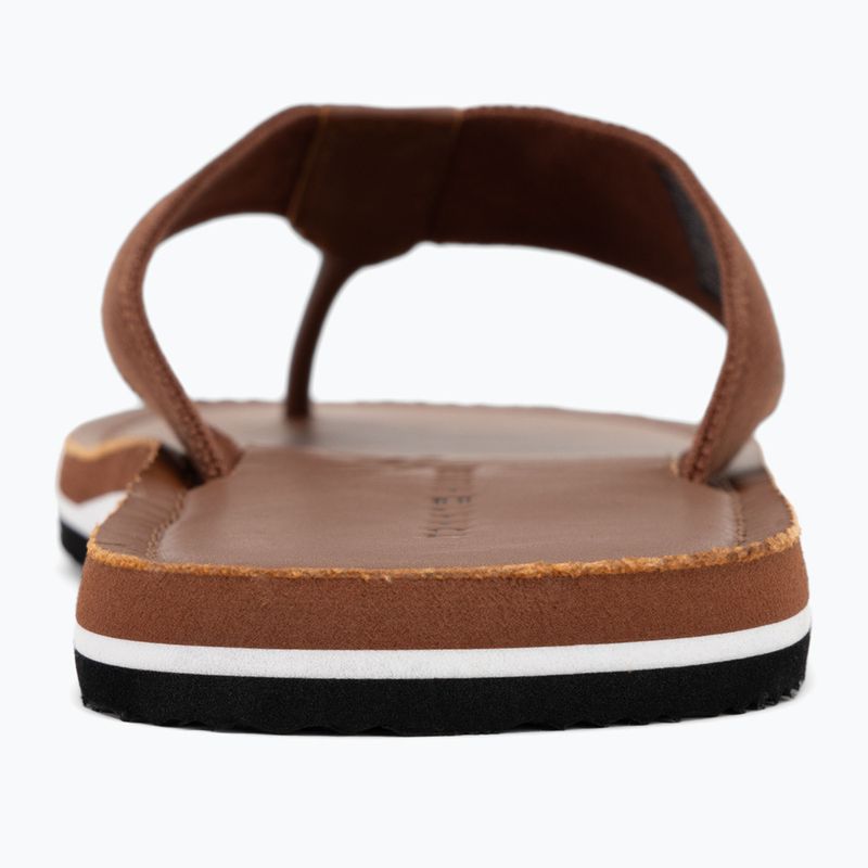 Мъжки джапанки Tommy Hilfiger Leather Beach Sandal winter cognac 6