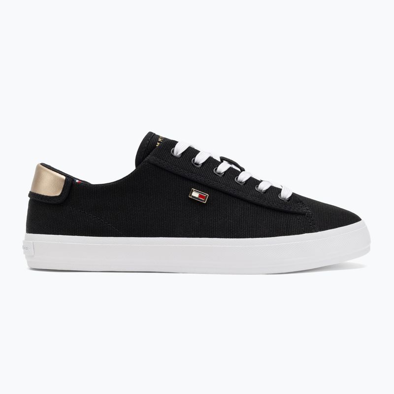 Tommy Hilfiger дамски маратонки Vulc Canvas Lace Up black 2