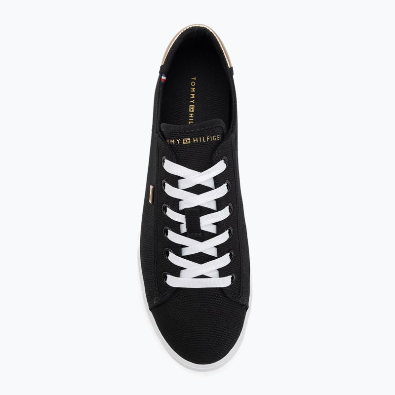 Tommy Hilfiger дамски маратонки Vulc Canvas Lace Up black 5
