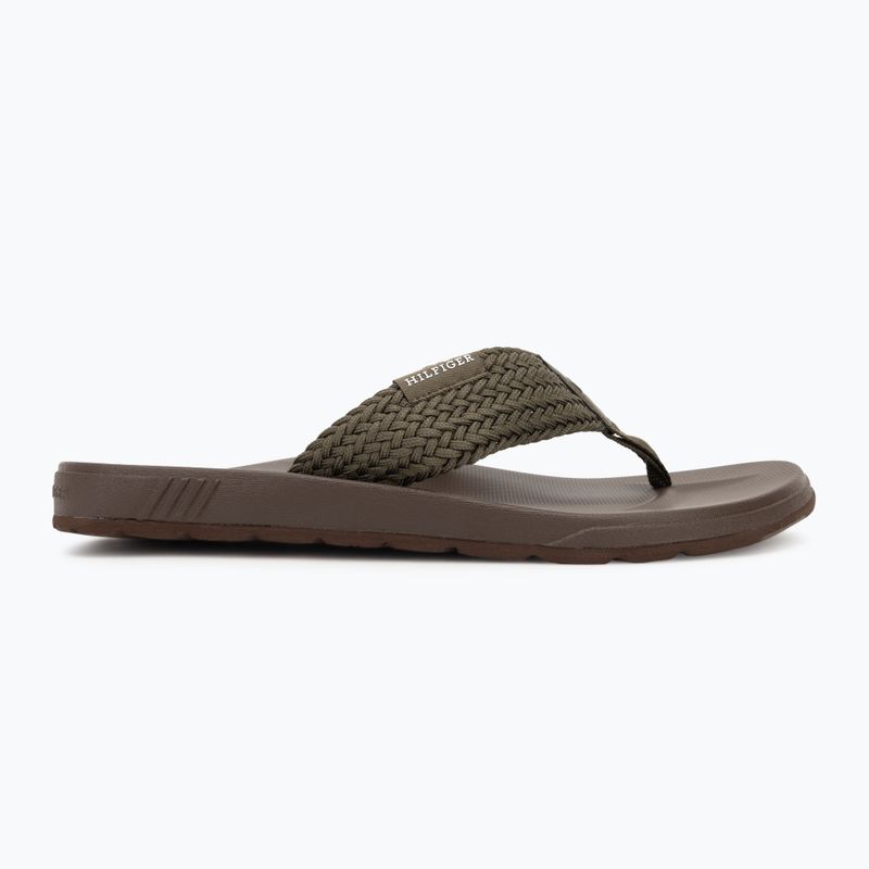 Мъжки джапанки Tommy Hilfiger Molded Web Beach Sandal army green 2