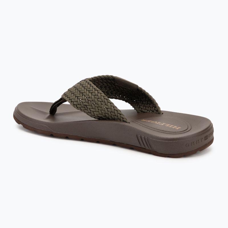 Мъжки джапанки Tommy Hilfiger Molded Web Beach Sandal army green 3
