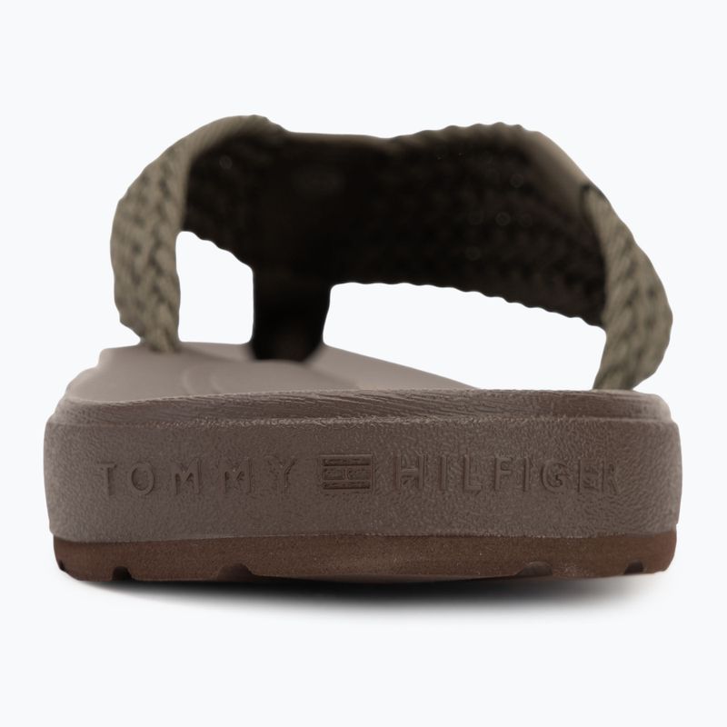 Мъжки джапанки Tommy Hilfiger Molded Web Beach Sandal army green 6