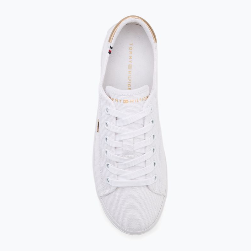 Tommy Hilfiger дамски маратонки Vulc Canvas Lace Up white 5