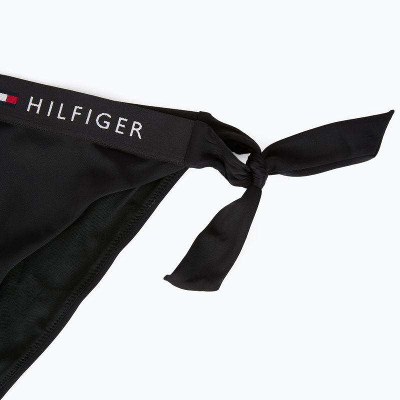 Tommy Hilfiger Side Tie Cheeky долнище на бански костюм черно 3