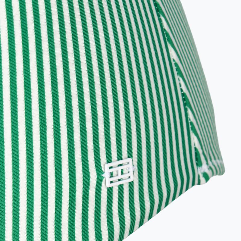 Дамски бански костюм Tommy Hilfiger Straight One Piece seersucker лъчисто зелено/бяло 3