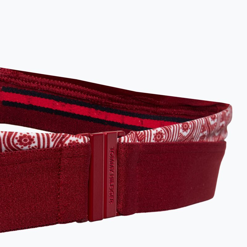 Горнище на бански костюм Tommy Hilfiger Halter Rp Print floral stripe regatta red 4