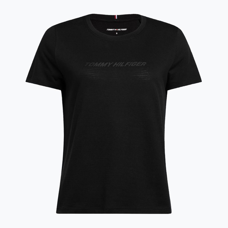 Tommy Hilfiger Performance Mesh Tee black дамска тениска за тренировка 5