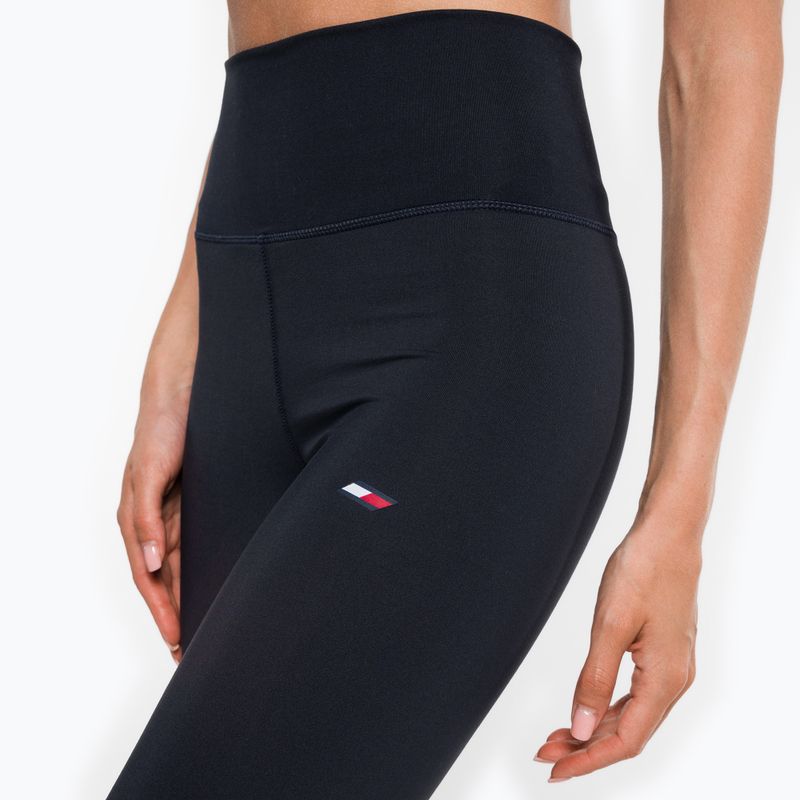 Дамски тренировъчни гамаши Hw Essential 7/8, синьо Tommy Hilfiger 4