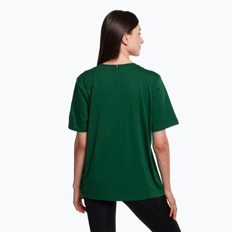 Дамска тренировъчна риза Tommy Hilfiger Regular Th Monogram green 3