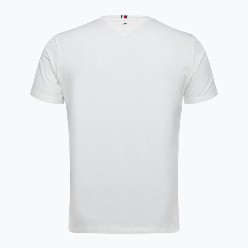 Мъжка риза за обучение Tommy Hilfiger Colorblocked Mix Media S/S бяла 6