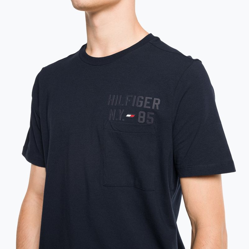 Мъжки потник Tommy Hilfiger Graphic Tee blue 4