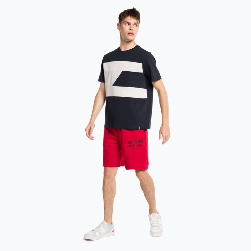 Мъжка тренировъчна тениска Tommy Hilfiger Colorblocked Mix Media S/S blue 2