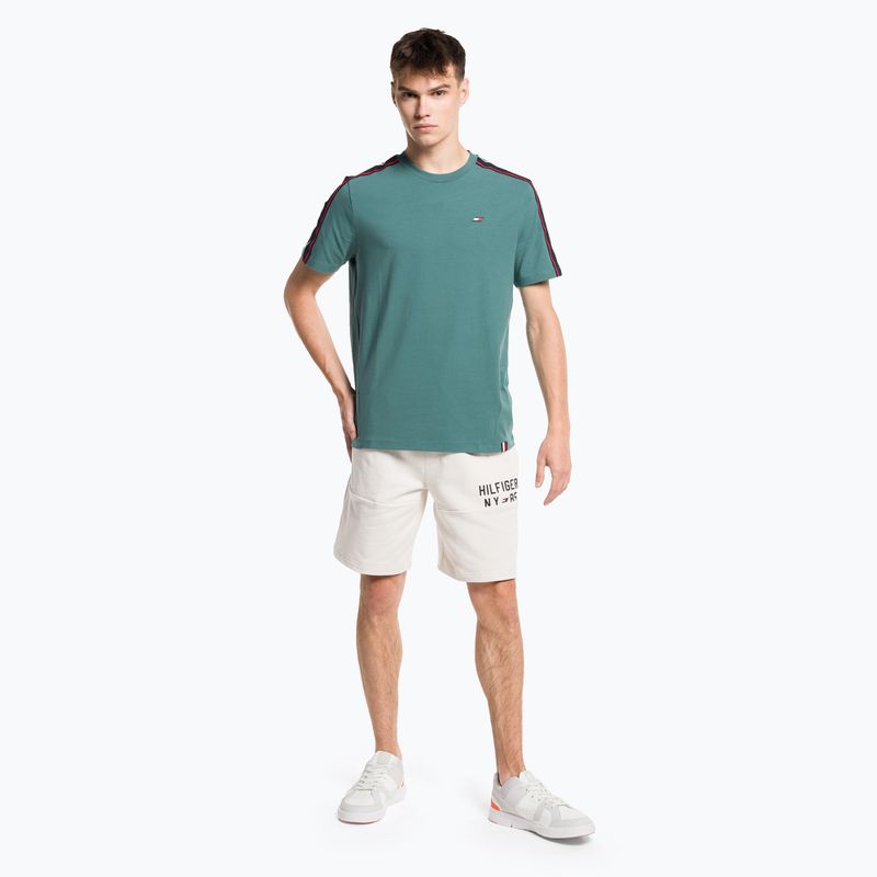 Мъжка тренировъчна тениска Tommy Hilfiger Textured Tape green 2