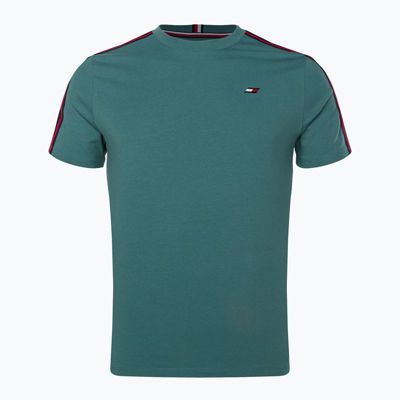 Мъжка тренировъчна тениска Tommy Hilfiger Textured Tape green 5