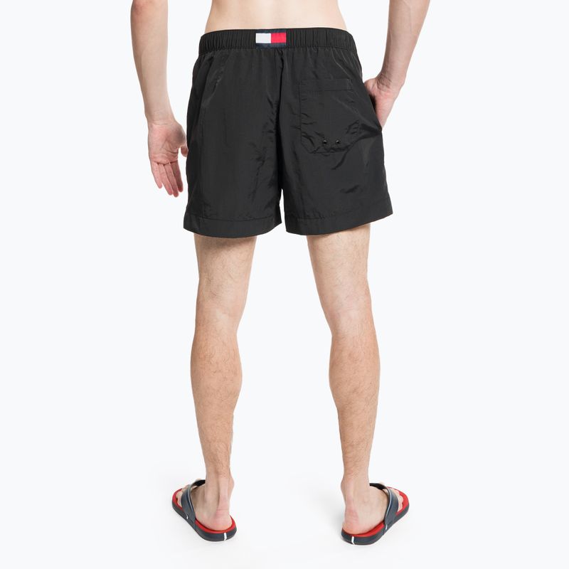 Мъжки къси панталони за плуване Tommy Hilfiger Medium Drawstring black 7