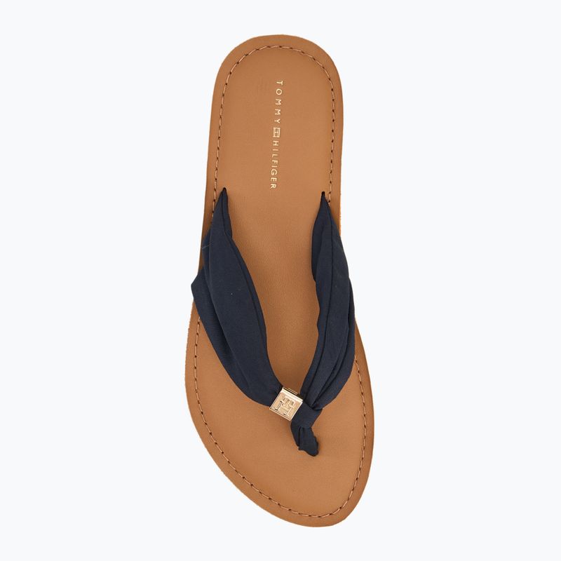 Дамски джапанки Tommy Hilfiger Elevated Beach Sandal space blue 5