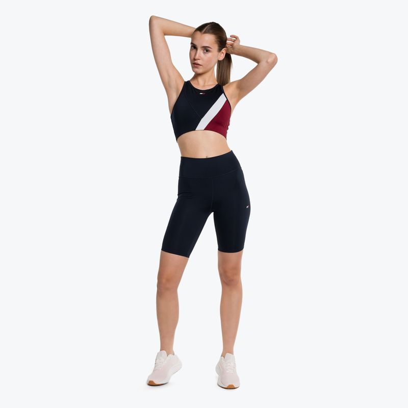 Tommy Hilfiger Essentials Rw Fitted Knit сини къси панталони за тренировка за жени 2