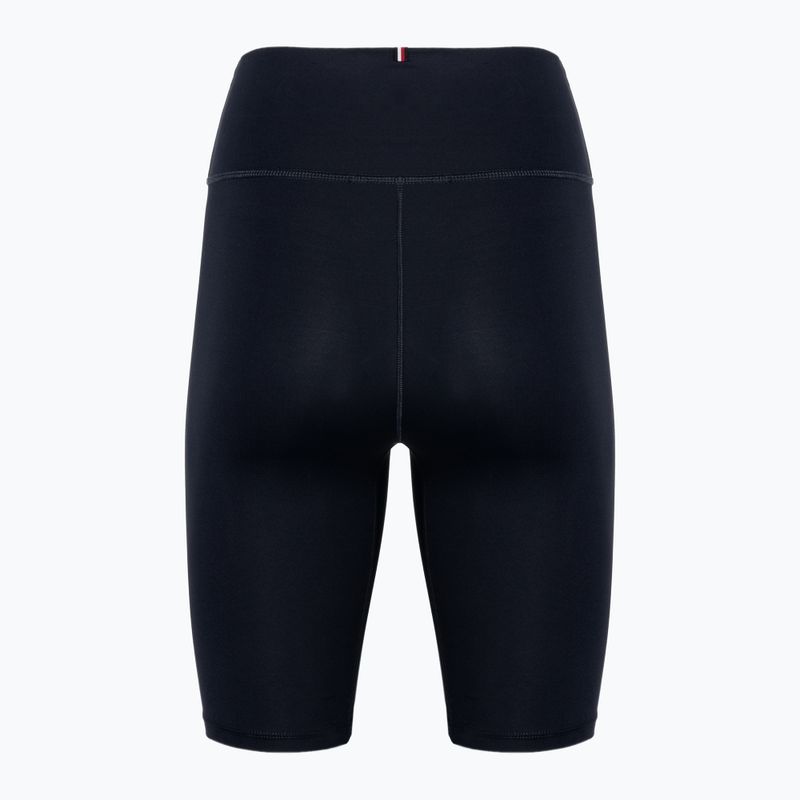 Tommy Hilfiger Essentials Rw Fitted Knit сини къси панталони за тренировка за жени 6