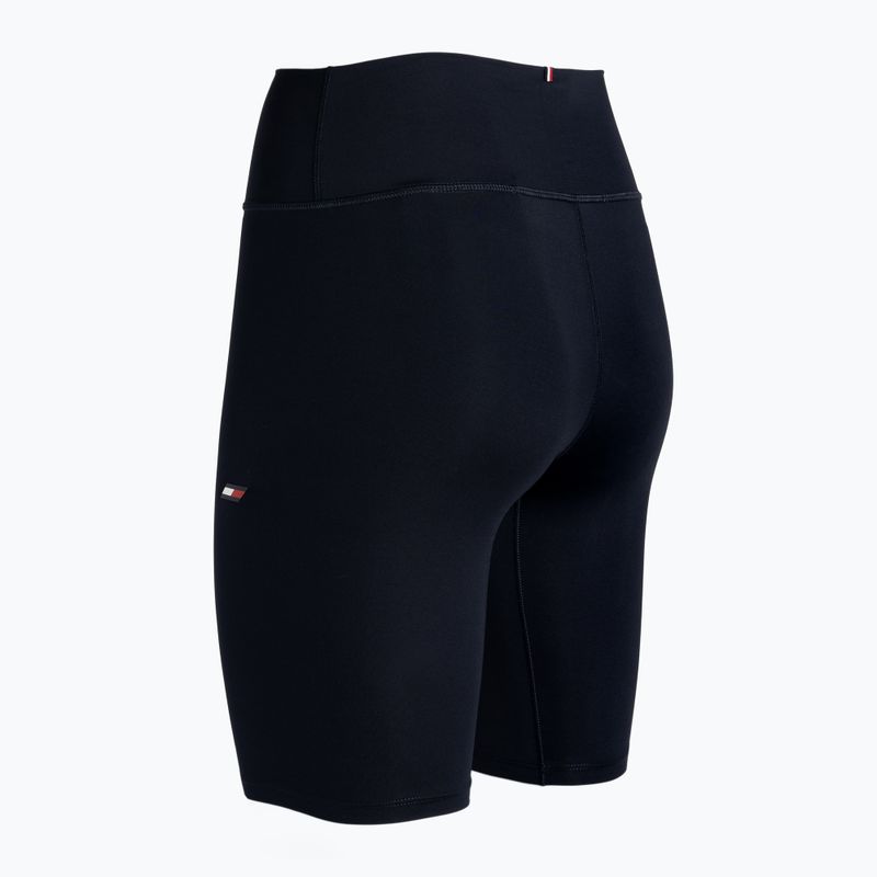 Tommy Hilfiger Essentials Rw Fitted Knit сини къси панталони за тренировка за жени 7