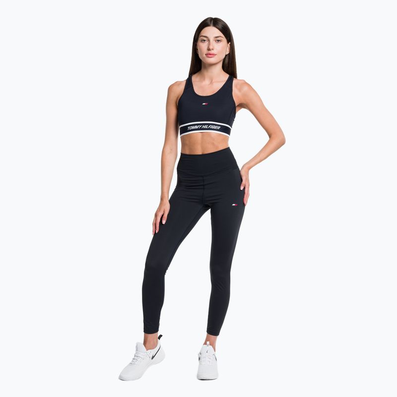 Tommy Hilfiger Mid Int Tape Racer Back син фитнес сутиен 2