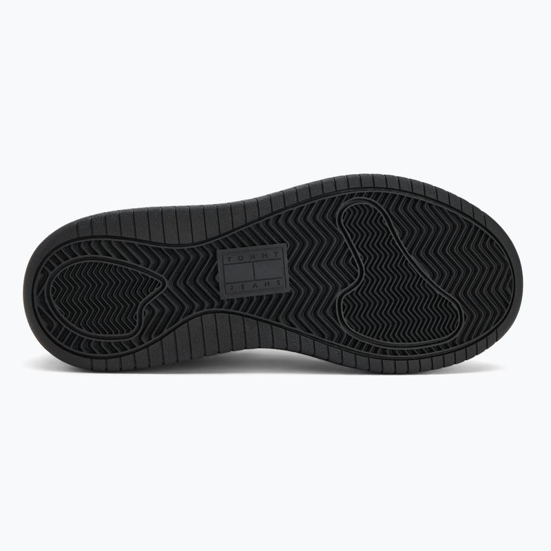 Дамски обувки Tommy Jeans Retro Basket Flatform Ess triple black 4