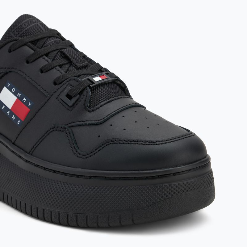 Дамски обувки Tommy Jeans Retro Basket Flatform Ess triple black 7