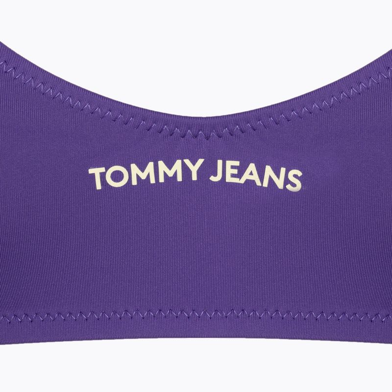 Горнище на бански костюм Tommy Jeans Bralette quantum purple 3