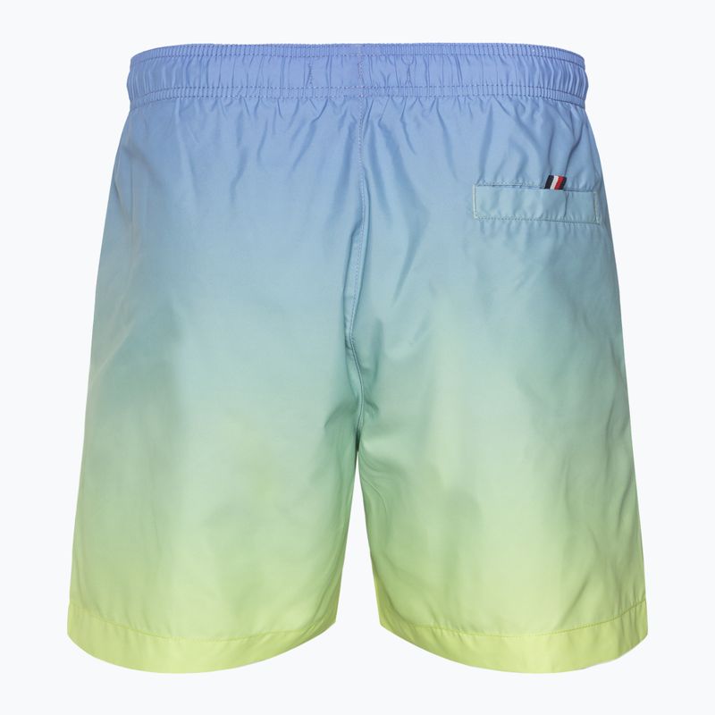 Мъжки шорти за плуване Tommy Hilfiger Medium Drawstring Print ombre blue spell/yellow tulip 2
