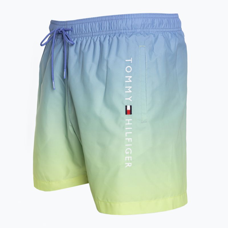 Мъжки шорти за плуване Tommy Hilfiger Medium Drawstring Print ombre blue spell/yellow tulip 3