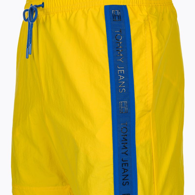 Мъжки шорти за плуване Tommy Jeans SF Medium Drawstring Side Tape vivid yellow 3