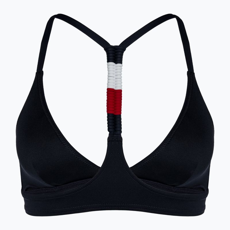 Горнище на бански костюм Tommy Hilfiger Racerback Triangle rp desert sky 2
