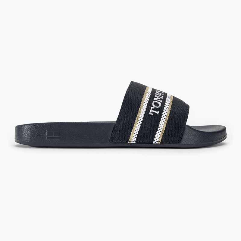 Tommy Hilfiger дамски джапанки Poolslide With Webbing space blue 2