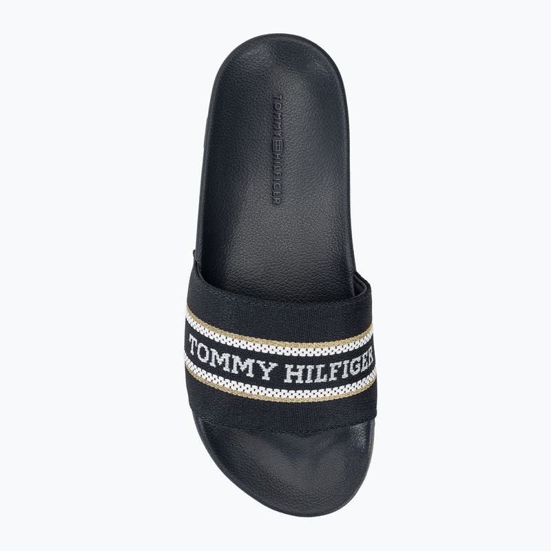 Tommy Hilfiger дамски джапанки Poolslide With Webbing space blue 6
