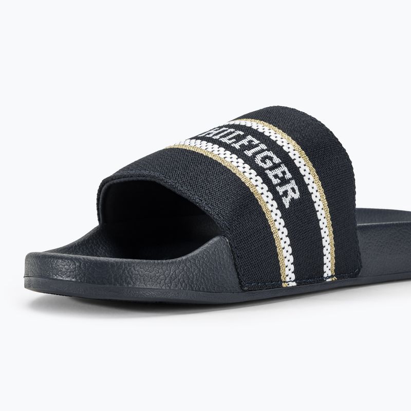 Tommy Hilfiger дамски джапанки Poolslide With Webbing space blue 8