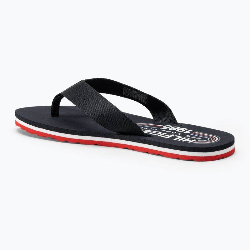 Дамски джапанки Tommy Hilfiger Global Stripes Flat Beach Sandal red white blue 3