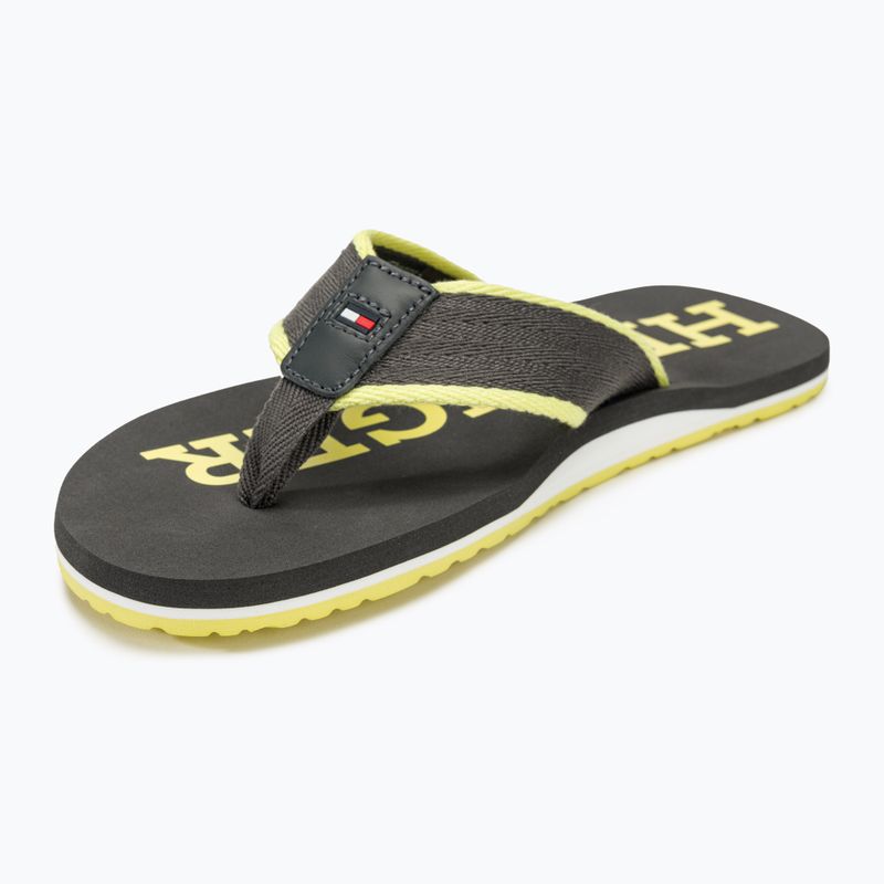 Мъжки джапанки Tommy Hilfiger Patch Beach Sandal dark ash 7