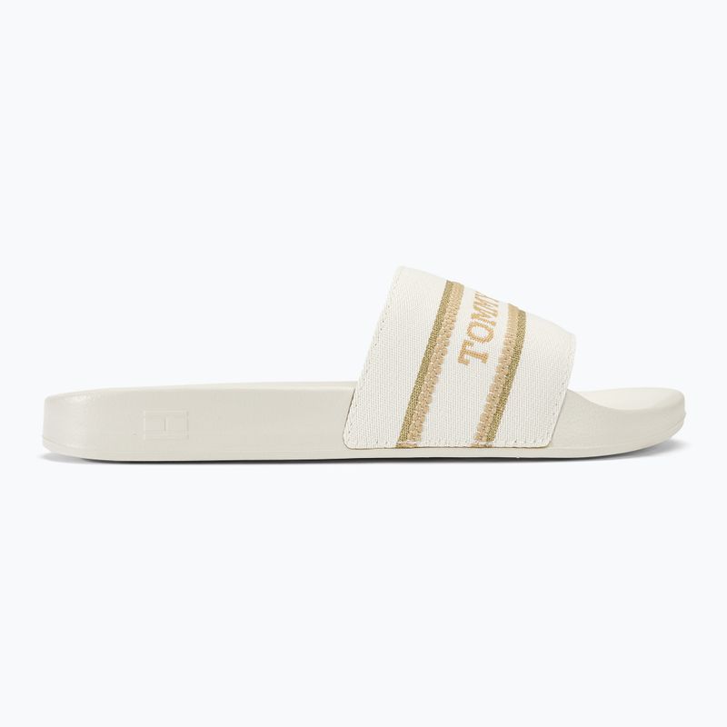 Дамски джапанки Tommy Hilfiger Poolslide With Webbing ecru 2