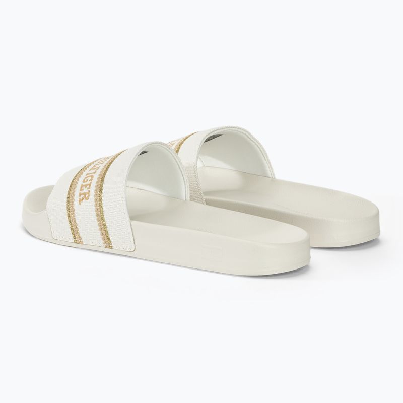 Дамски джапанки Tommy Hilfiger Poolslide With Webbing ecru 3