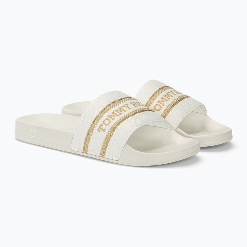 Дамски джапанки Tommy Hilfiger Poolslide With Webbing ecru 4