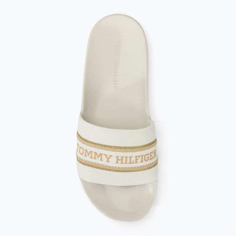 Дамски джапанки Tommy Hilfiger Poolslide With Webbing ecru 6