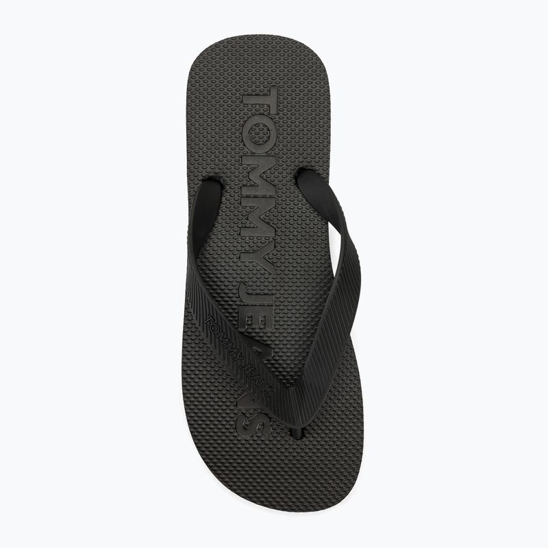 Дамски джапанки Tommy Jeans Logo Flip Flop black 5