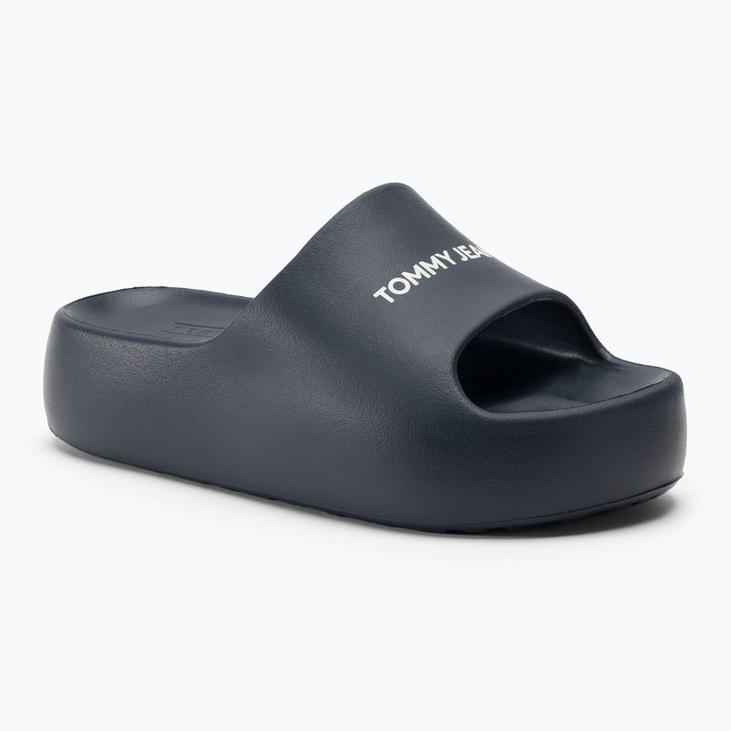 Дамски чехли Tommy Jeans Chunky Flatform Slide dark night navy